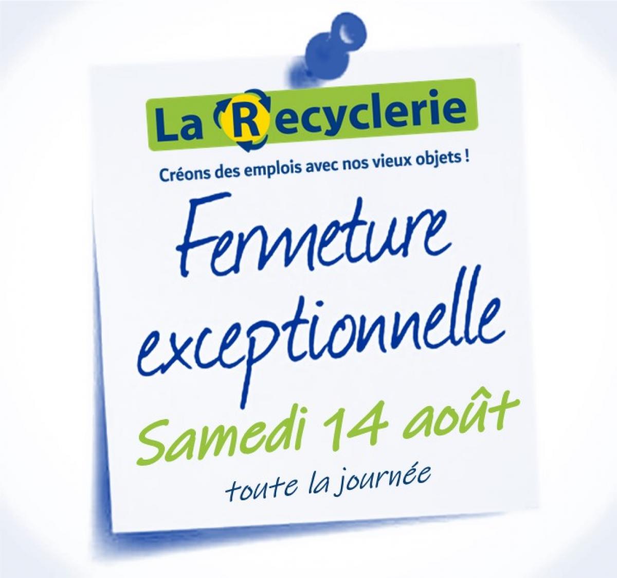 Fermeture exceptionnelle