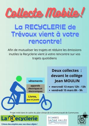 recycelrie collecte college Jean Moulin
